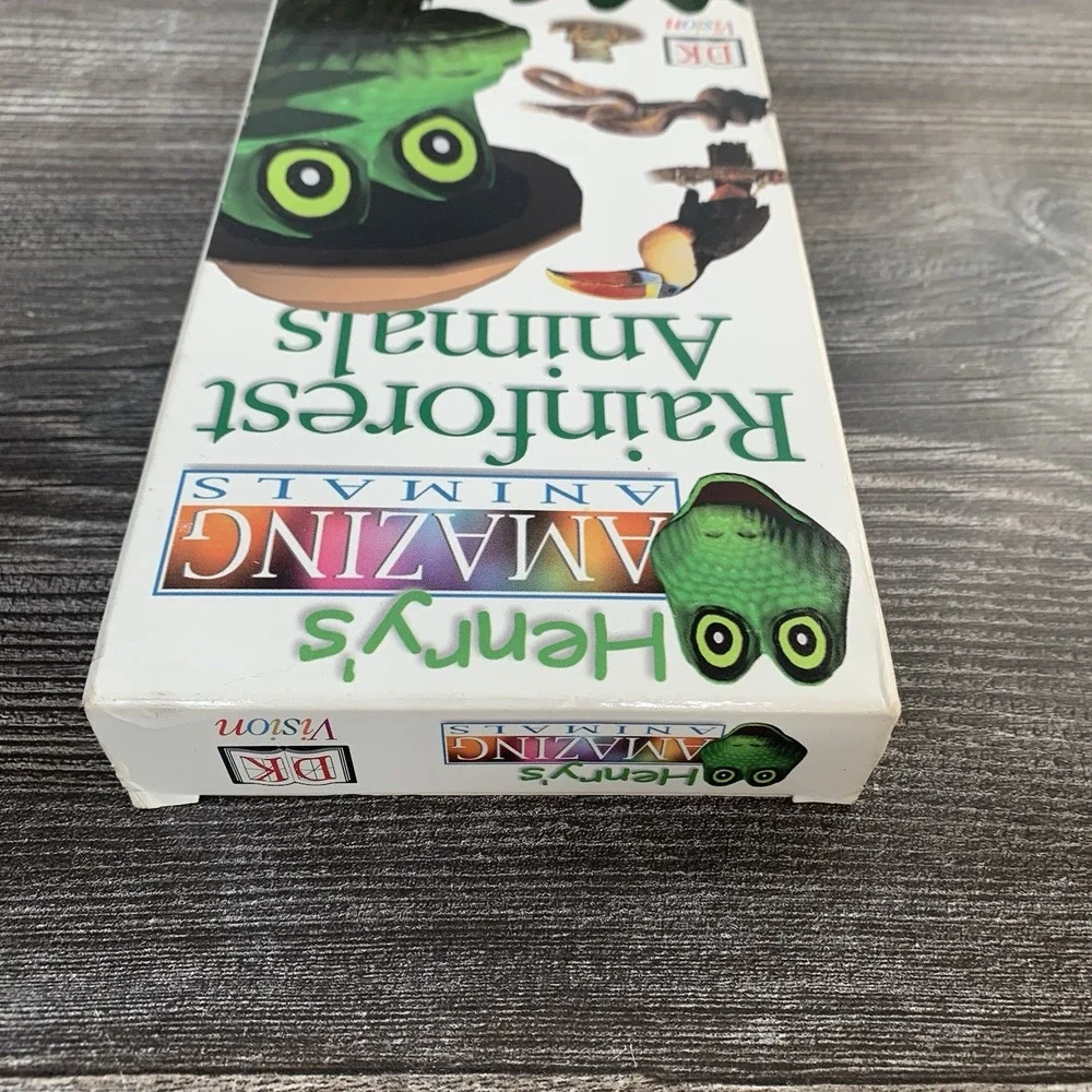 Henry's Amazing Animals Rainforest Animals‎ (VHS, 1996) DK Vision Education Rare